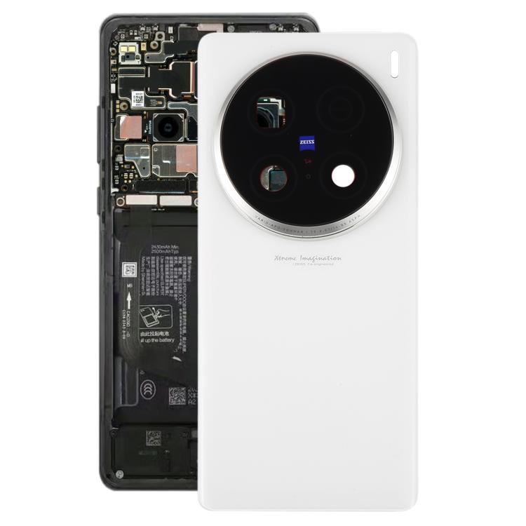 For vivo X100 Ultra 5G V2366GA V2366HA Original Back Cover with Camera Lens Cover, For vivo X100 Ultra 5G(Original with Camera Cover)