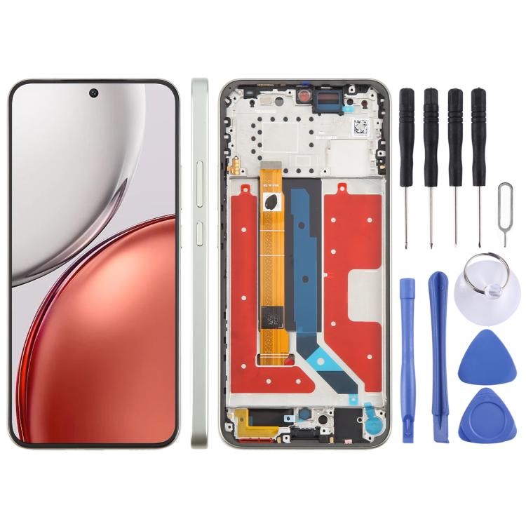 For Honor Magic8 Lite Original LCD Screen Digitizer Full Assembly with Frame, For Honor Magic8 Lite(Original)