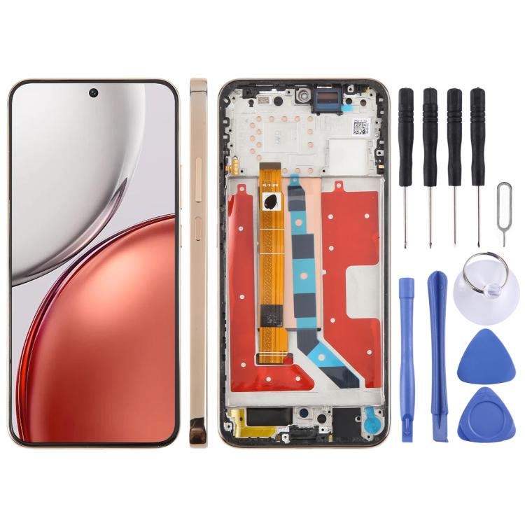 For Honor Magic8 Lite Original LCD Screen Digitizer Full Assembly with Frame, For Honor Magic8 Lite(Original)