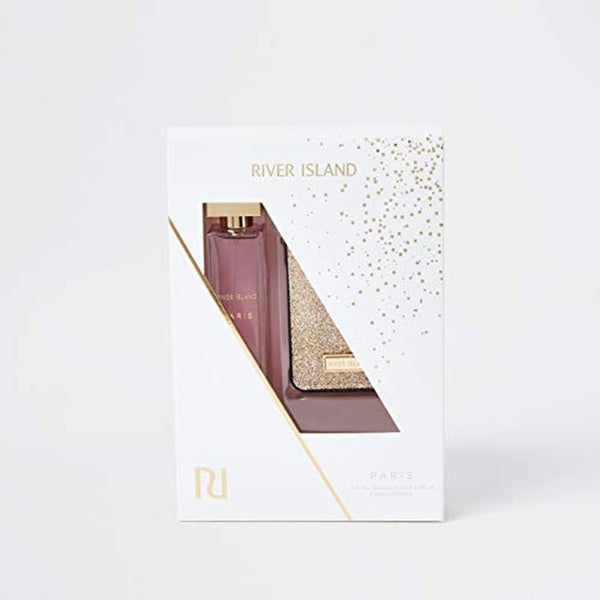 River Island Paris Gift Set 75ml EDT + Compact Mirror