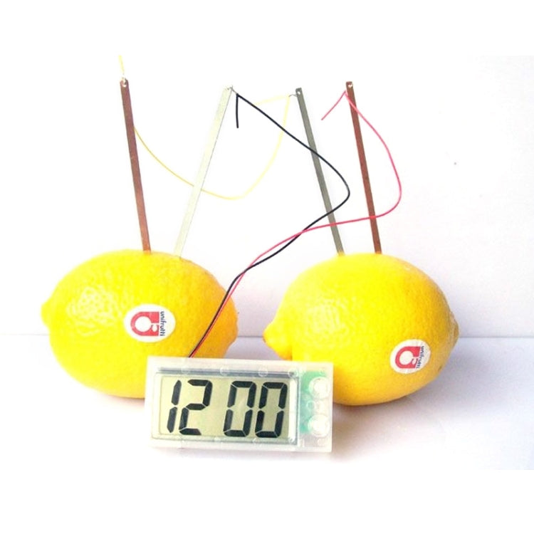 DIY Novel Green Science Potato Digital Clock Educational Kit with 2 inch LCD Screen (Potato NOT Included), Potato Digital Clock