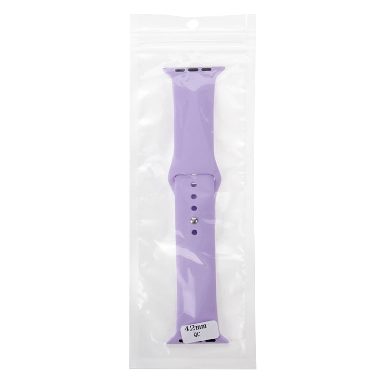For Apple Watch Sport 42mm High-performance Longer Rubber Sport Watch Band with Pin-and-tuck Closure