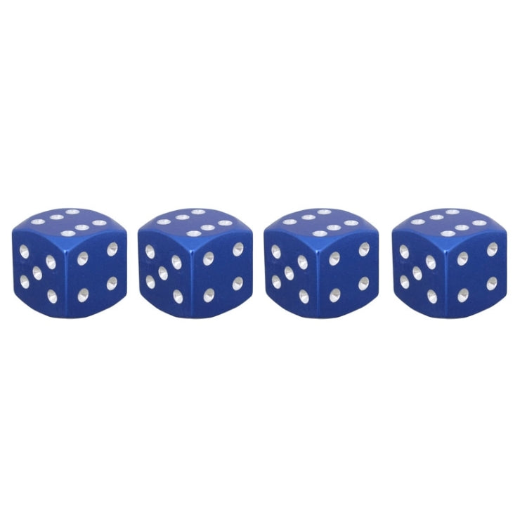 Universal 8mm Dice Style Aluminium Alloy Car Tire Valve Caps, Pack of 4, Dice Style 4, Dice Style, Dice Shape 5, Dice Style 5, Dice Style  5