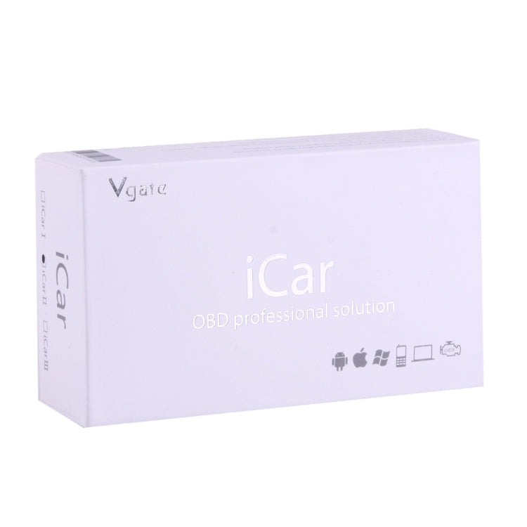 High Quality Super Mini Vgate iCar2 ELM327 OBDII WiFi Car Scanner Tool, Support Android & iOS, WiFi  Black