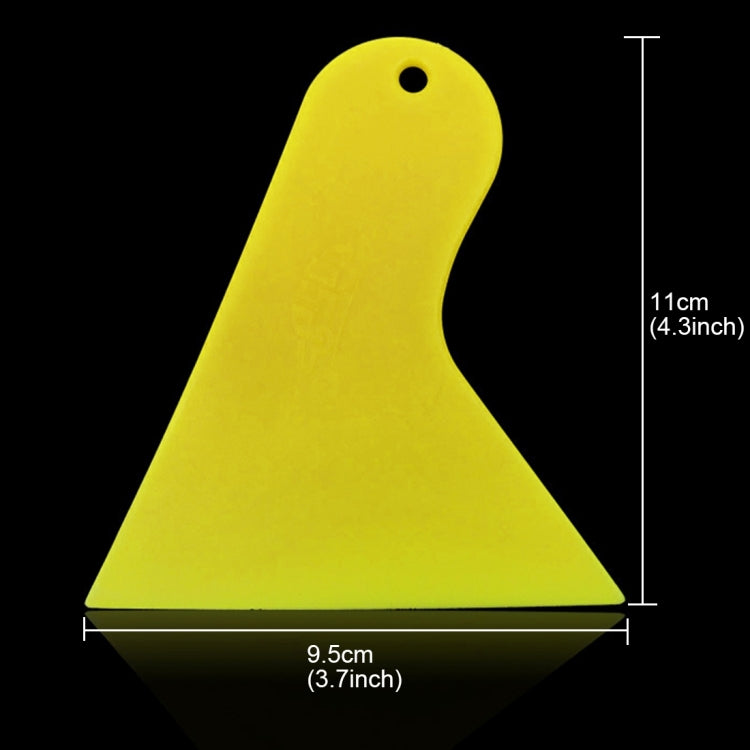 KANEED 10 PCS Car Window Wrapping Film Scraper Thickening Car Sticker Tool, Size: 11cm x 9.5cm, Film Scraper