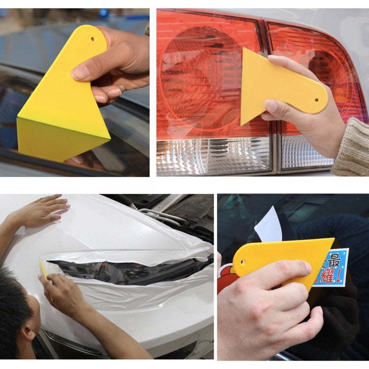 KANEED 10 PCS Car Window Wrapping Film Scraper Thickening Car Sticker Tool, Size: 11cm x 9.5cm, Film Scraper