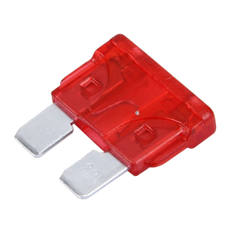 100 PCS Auto Mini Blade Fuse (30A) , DC 12V, 10A Red