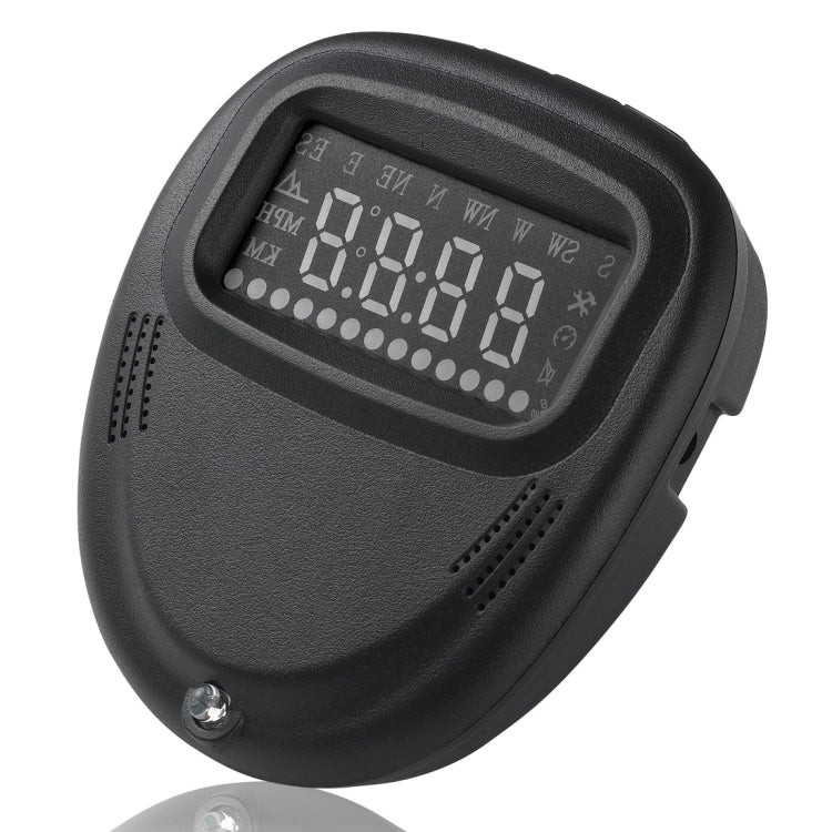 A1 2.0 inch Car GPS HUD Head Up Display Vehicle-mounted Security System, Support Speed & Real Time & Altitude & Over Speed Alarm & Compass & MPH & Auto Sleeping & KM & Satellite Signal, A1