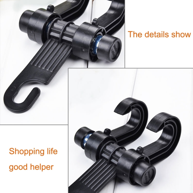 KANEED Car Vehicle Multi-functional Seat Headrest Bag Hanger Hook Holder Seat Headrest Hanger Hanging Holder Double Hooks, Car Double Hooks