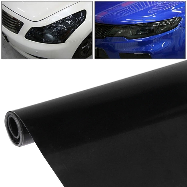 Protective Decoration Flash Point Car Light Membrane /Lamp Sticker, Size: 195cm x 30cm, Dark Black, Baby Blue, Fluorescent Green, Pink, Crystal Green, Matte Black, Dark Blue, Grey Black