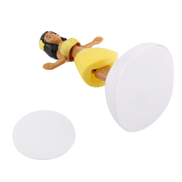 Solar Powered Bobble Head Dancing Toy Car Decoration Ornament Cute Hula Princess