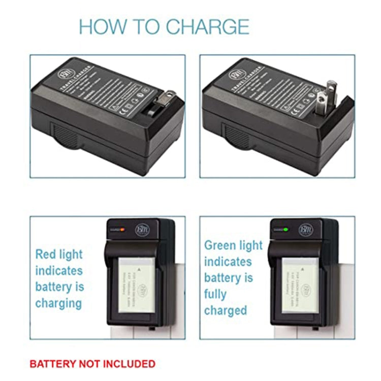 Digital Camera Battery Charger for Panasonic 007E, 007E