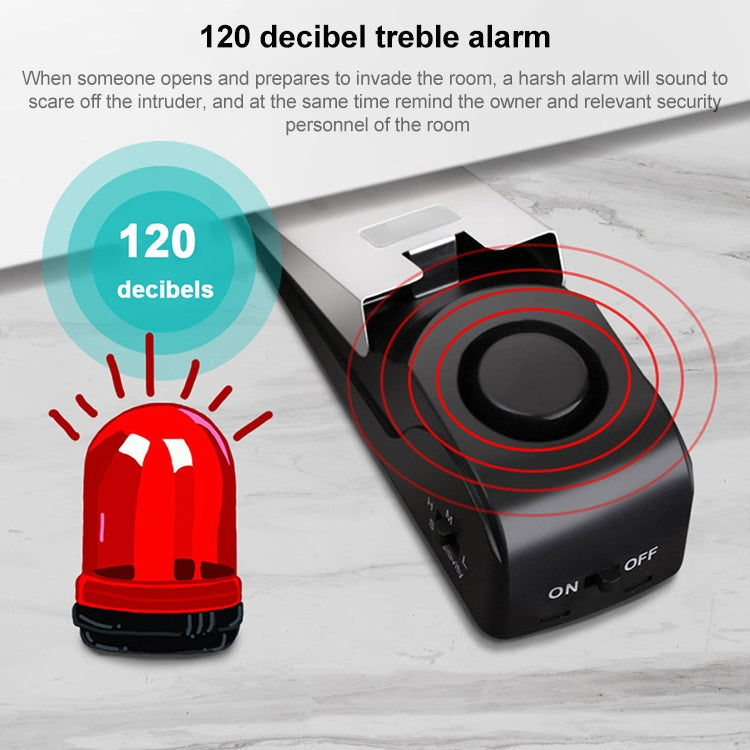 HH-MD001 Door Stop Wedge Alarm for Home and Travel