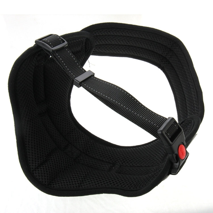 Soft Thicken Pet Chest Suspenders Dog Traction Rope, Size: M (50-65cm), Size: M (50-65cm)(Black)