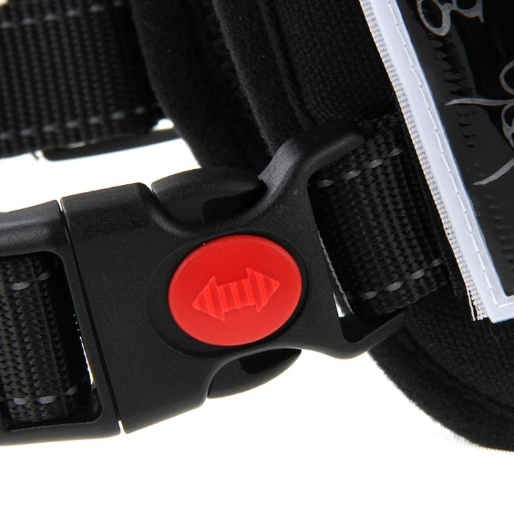 Soft Thicken Pet Chest Suspenders Dog Traction Rope, Size: M (50-65cm), Size: M (50-65cm)(Black)
