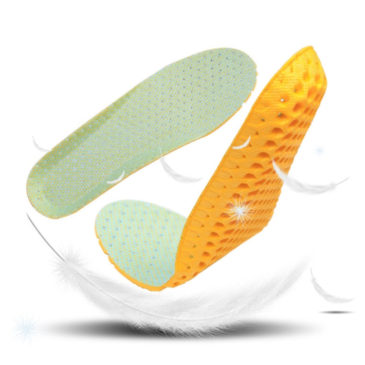 1 Pair Sports Shock Absorption Breathable Soft Thick Sweat Absorbent Insoles for Men / Women, Size: S(35-41 Yards), Size: S(35-41 Yards)