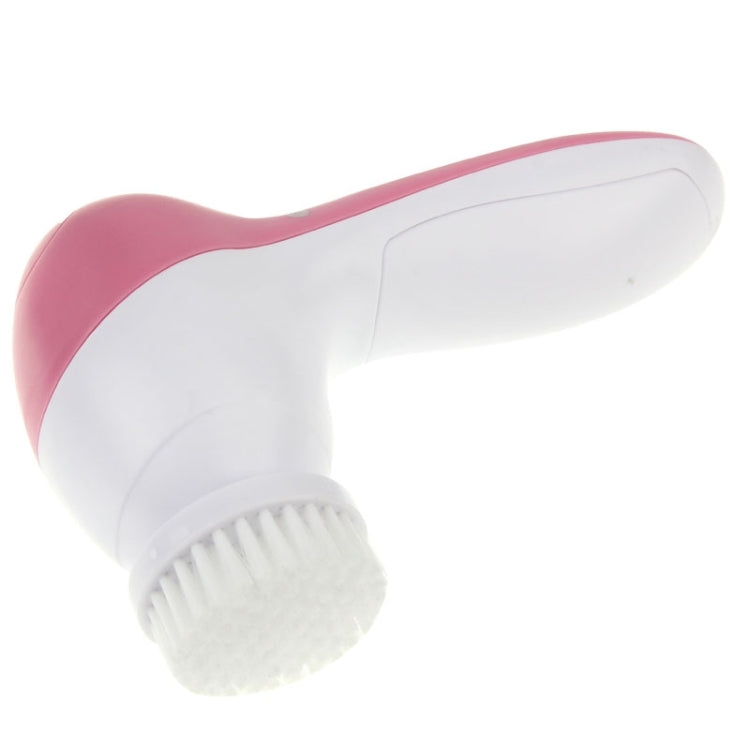 5 in 1 Beauty Care Brush Massager Scrubber Face Skin Care Electric Facial Cleanser, 5 in 1 AE-8782