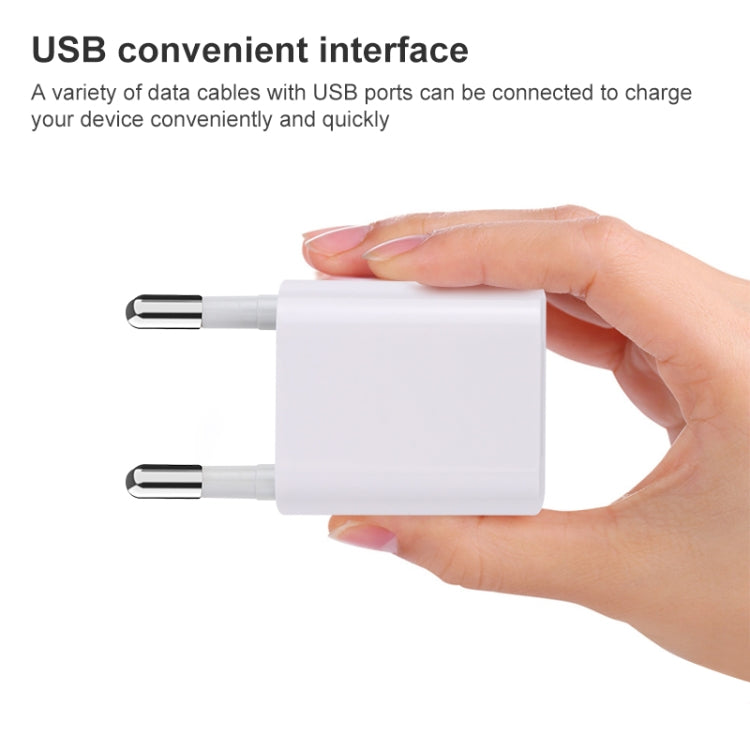 A2165 5V 1A Single USB Interface Mini Travel Charger, US Plug, EU Plug