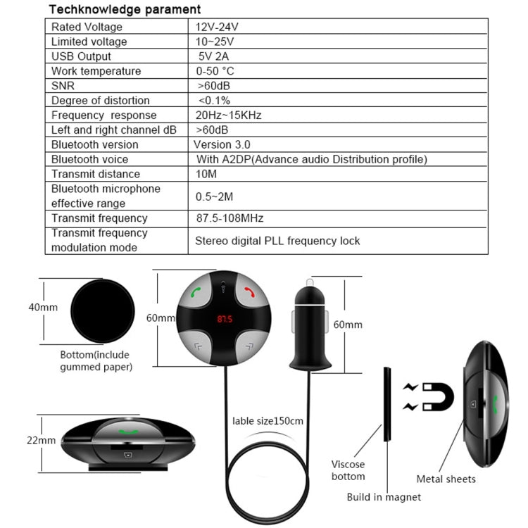 For iPhone, Galaxy, Sony, Lenovo, HTC, Huawei, and other Smartphones, FM29B