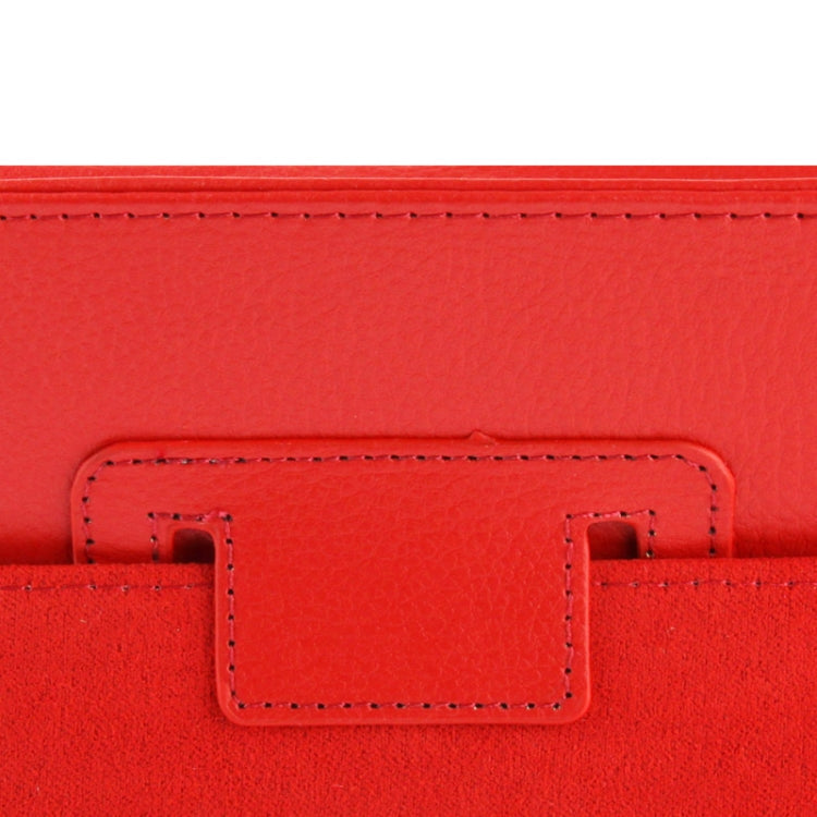 High Quality Litchi Texture Folding Leather with Sleep / Wake-up & Holder Function for iPad 2 / iPad 3 / iPad 4