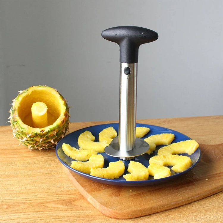 LsCook Pineapple Corer Slicer, Pineapple Corer Slicer  (Silver)