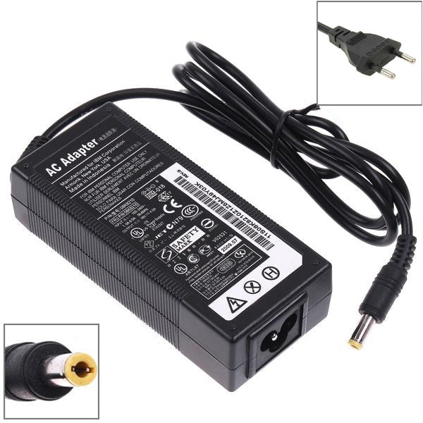 AC Adapter 19V 3.42A 65W for Lenovo Notebook, Output Tips: 5.5 x 2.5mm, EU Plug, US Plug
