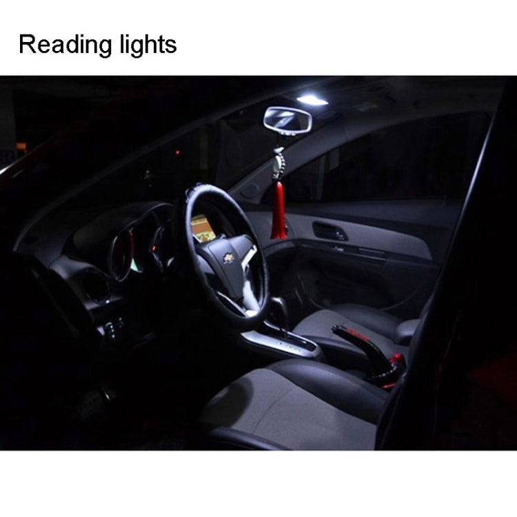 2 PCS T10 1.5W 60LM 1 LED Dark Blue COB LED Brake Light for Vehicles, DC12V