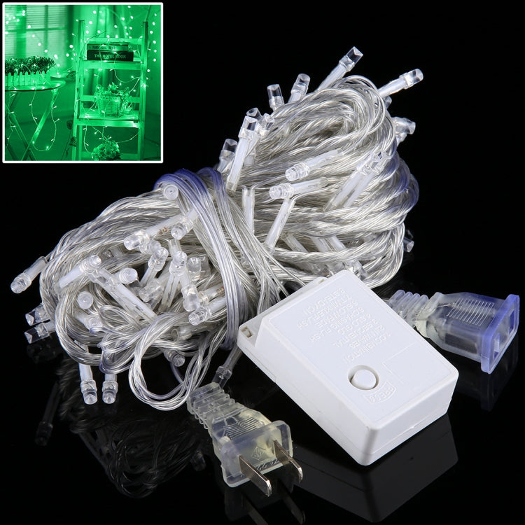 100 LEDs with End Joint & 8 Display Modes Controller for Christmas Party, AC 110V, US Plug, 100 LEDs AC 110V(Green Light), 100 LEDs AC 110V(Colorful Light), 100 LEDs AC 110V(White Light), 100 LEDs AC 110V(Red Light)                                     ...
