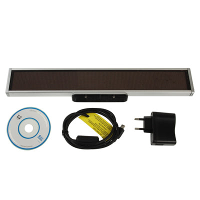 Display Resolution: 128 x 16 Pixels, Length: 41cm, Blue, Green, 黄光