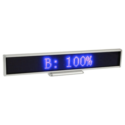 Display Resolution: 128 x 16 Pixels, Length: 41cm, Blue, Green, 黄光