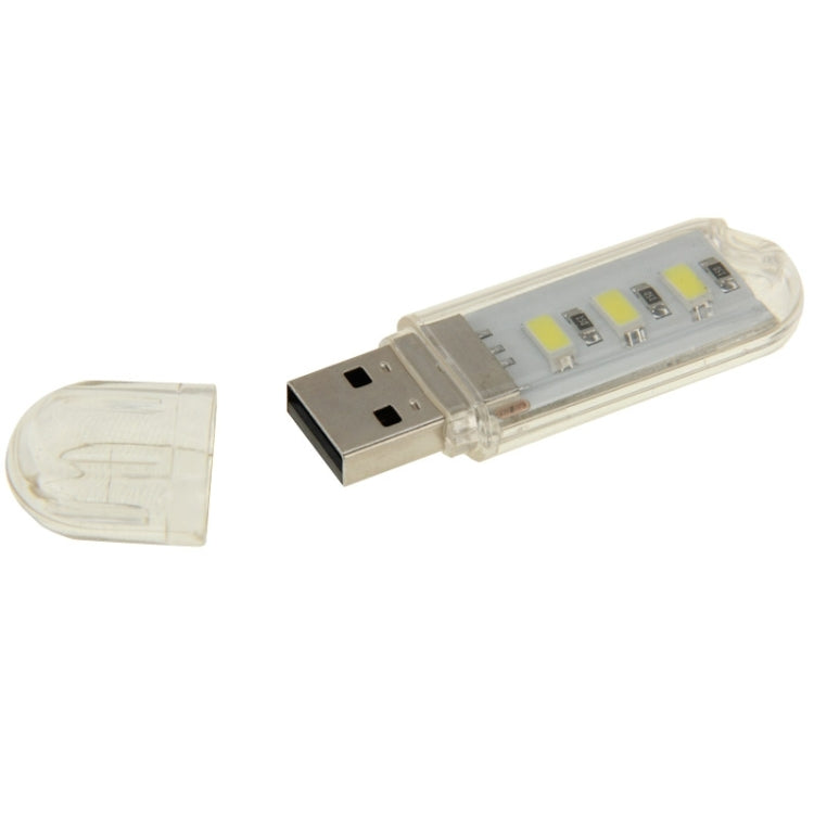 3 LED SMD 5630 1.5W USB Flash Disk Style USB Light Lamp, White Light, Green Light