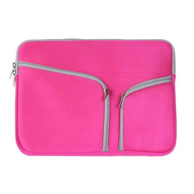 Double Pocket Zip Handbag Laptop Bag for Macbook Pro 15 inch