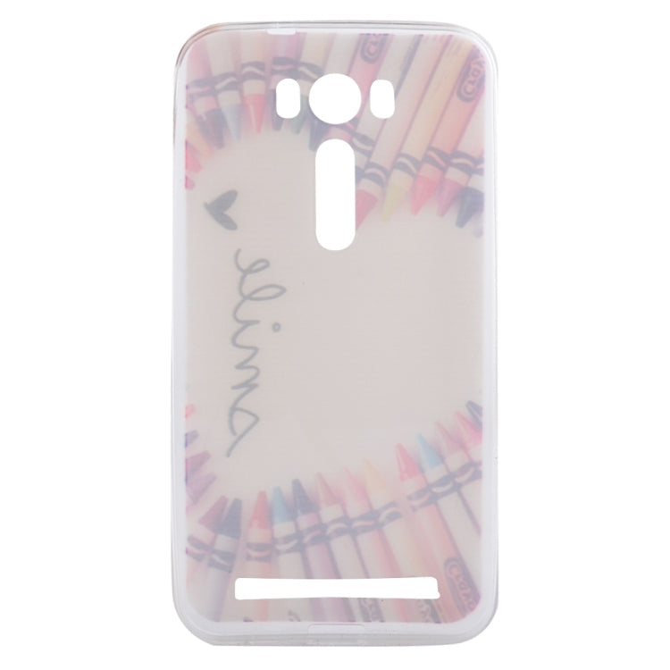Ultrathin Flowers Pattern Soft TPU Protective Cover Case for Asus Zenfone 2 Laser / ZE500KL 5.0inch, For Zenfone 2 Laser ZE500KL