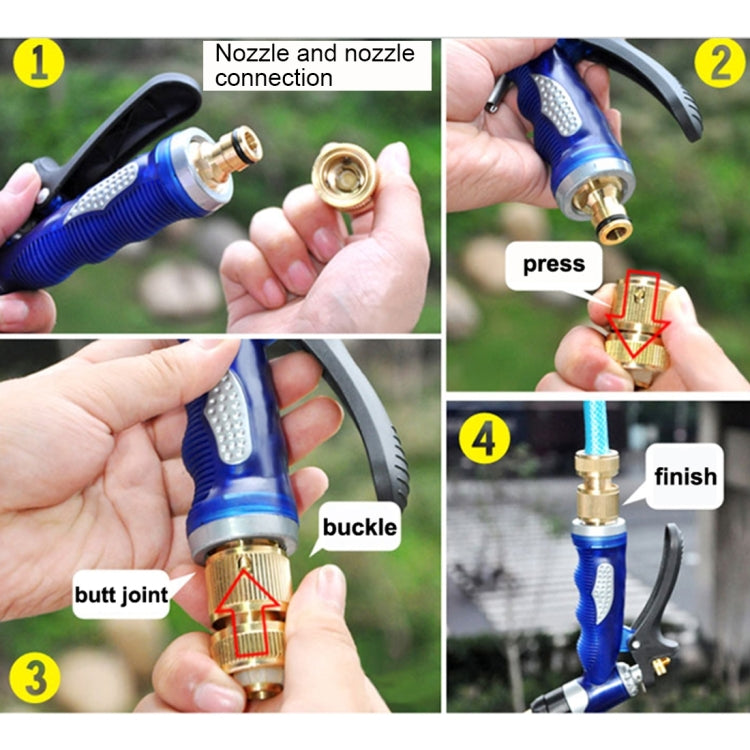 KANEED High Pressure Water Hose Nozzle Copper Water Gun Head for Home Car Washing, Water Hose