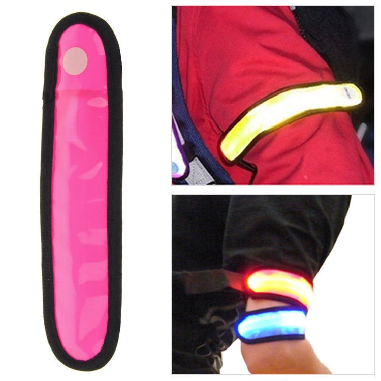 Battery Power Glow Stick Clip-on Marker Polymer Strip LED Light Flashlight, LED Magenta