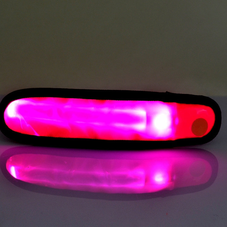 Battery Power Glow Stick Clip-on Marker Polymer Strip LED Light Flashlight, LED Magenta