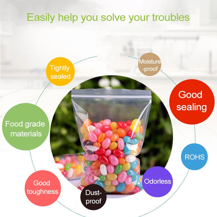 100pcs Self Adhesive Seal High Quality Plastic Opp Bags (12x18cm), 12x18cm