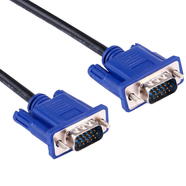 1.8m High Quality VGA 15Pin Male to VGA 15Pin Male Cable for LCD Monitor / Projector, 1.8m