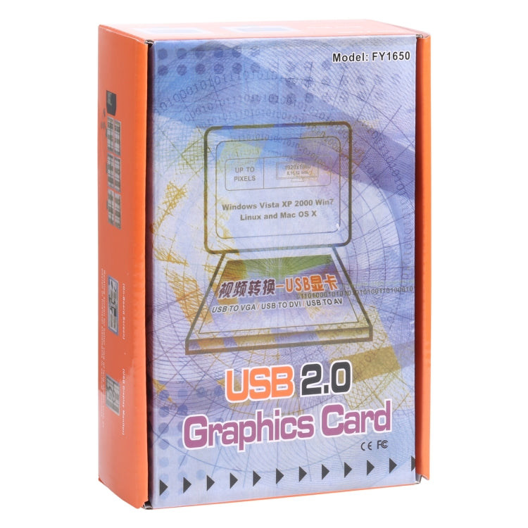USB To VGA Multi-Monitor / Multi-Display Adapter, USB 2.0 External Graphics Card, USB 2.0