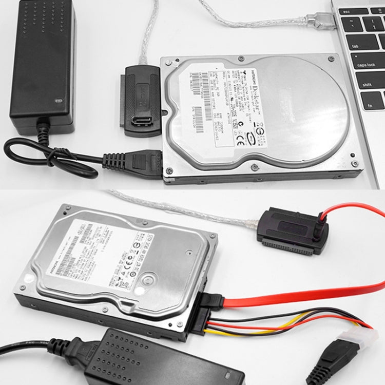 USB 2.0 to IDE & SATA Cable Cable Length: approx 55cm, USB 2.0 to IDE & SATA (EU Plug), USB 2.0 to IDE & SATA (UK Plug)