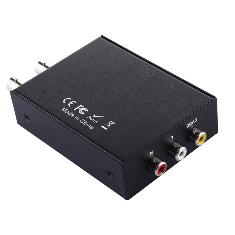NF-F001 3G SDI to AV +  SDI Scaler Converter, Allow SD-SDI / HD-SDI / 3G-SDI Shown on HDTV, SDI to AV