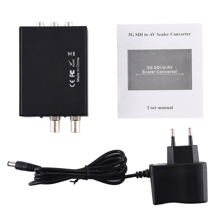 NF-F001 3G SDI to AV +  SDI Scaler Converter, Allow SD-SDI / HD-SDI / 3G-SDI Shown on HDTV, SDI to AV