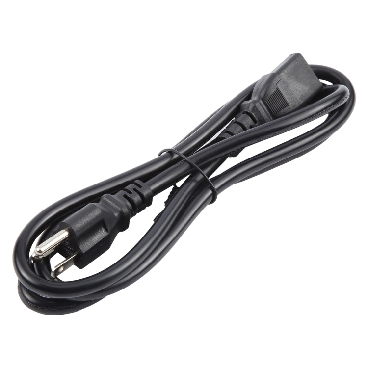 Universal US 3 Prong AC Power Cords for Desktop Computer Printer Monitor Plug, Length:1.5m, 1.5m