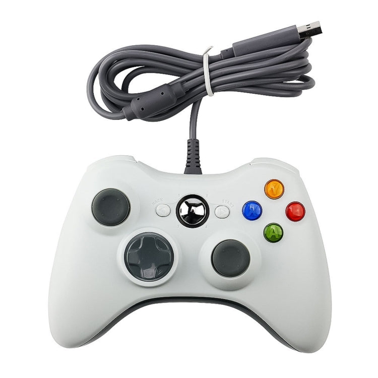 USB 2.0 Wired Controller Gamepad for XBOX 360, Plug and Play, Cable Length: 2.5m, For XBOX 360, For XBOX 360 (Black)