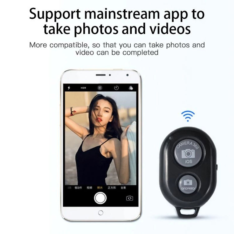 BRCMCOM Chip Universal Bluetooth 3.0 Remote Shutter Camera Control Self-timer, Black, White