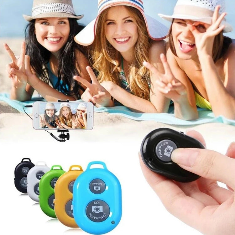 BRCMCOM Chip Universal Bluetooth 3.0 Remote Shutter Camera Control Self-timer, Black, White