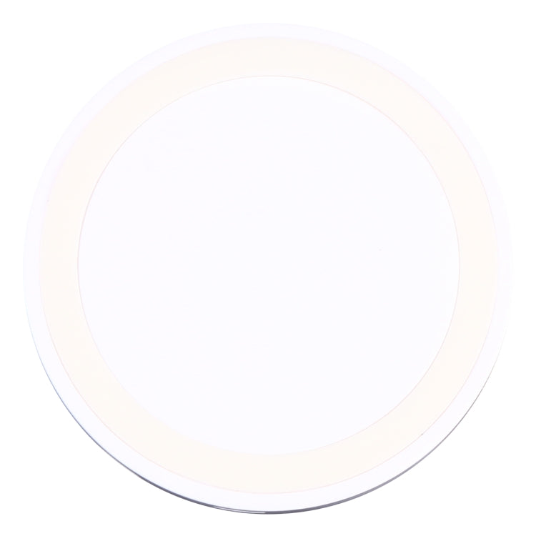 Universal QI Standard Round Wireless Charging Pad (White + Red), White, Black + White, Black + Orange, White + Black, Black + Blue, Black + Red, Grey+Black, White + Red