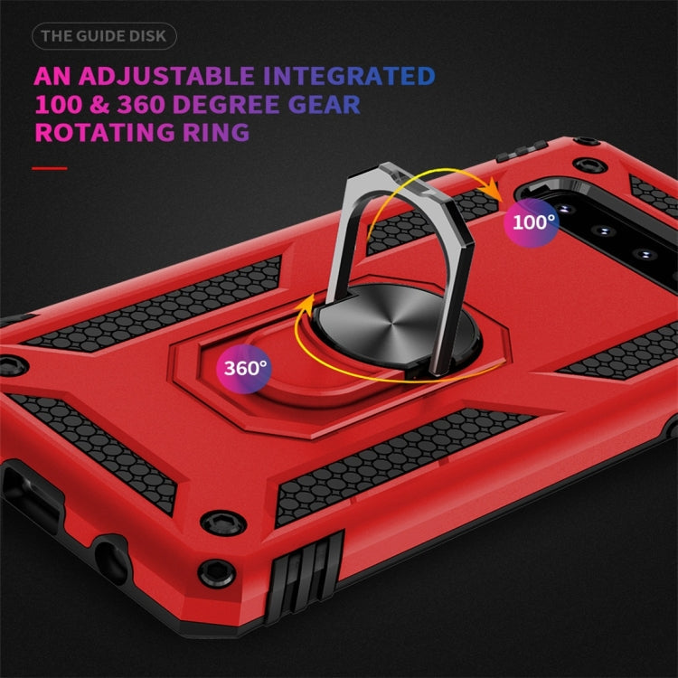 Sergeant Armor Shockproof TPU + PC Protective Case for Galaxy S10 Plus, with 360 Degree Rotation Holder, For Galaxy S10 Plus
