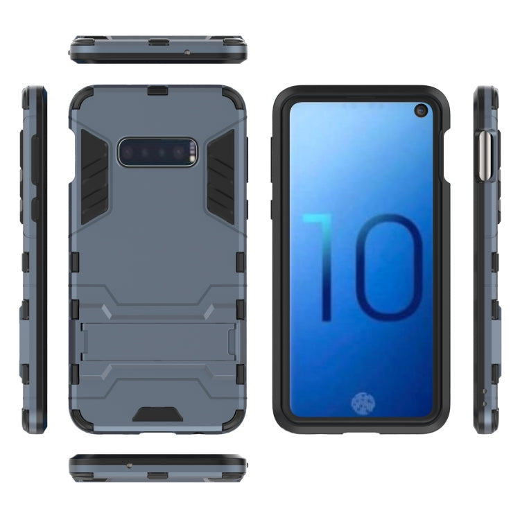 Shockproof PC + TPU Case for Galaxy S10e, with Holder, For Samsung Galaxy S10e