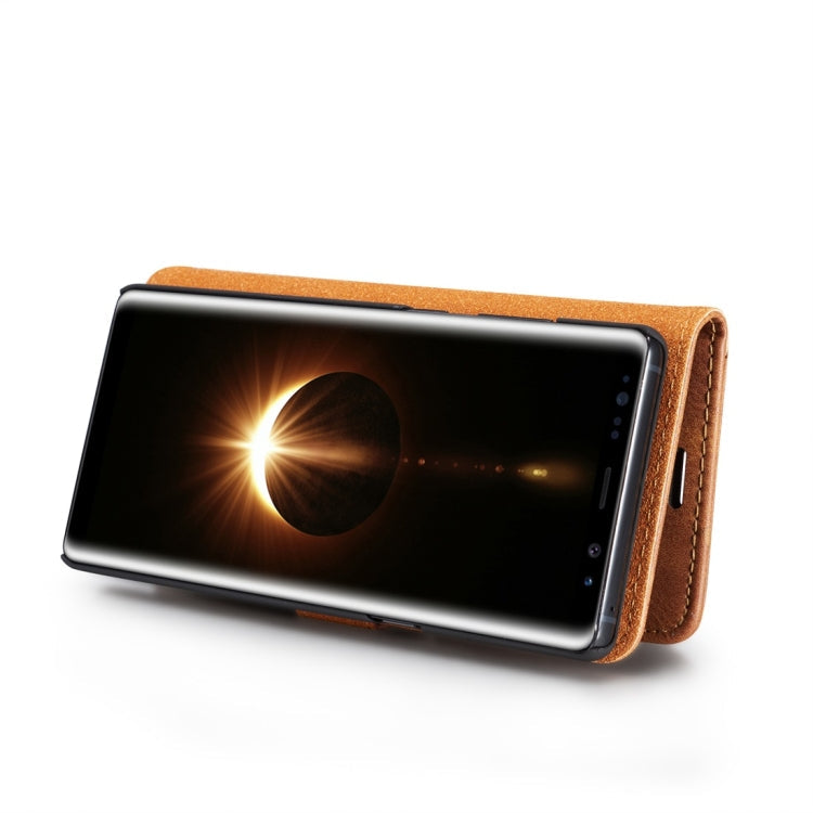 DG.MING for Galaxy Note 8 Crazy Horse Texture Horizontal Flip Detachable Magnetic Protective Case with Holder & Card Slots & Wallet, Galaxy Note 8